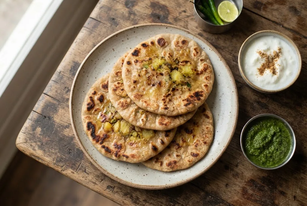 Aloo Paratha (Potato Stuffed Flatbread)