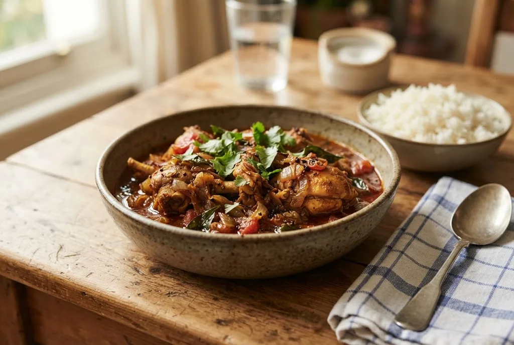 Andhra Chicken Curry (Kodi Kura)