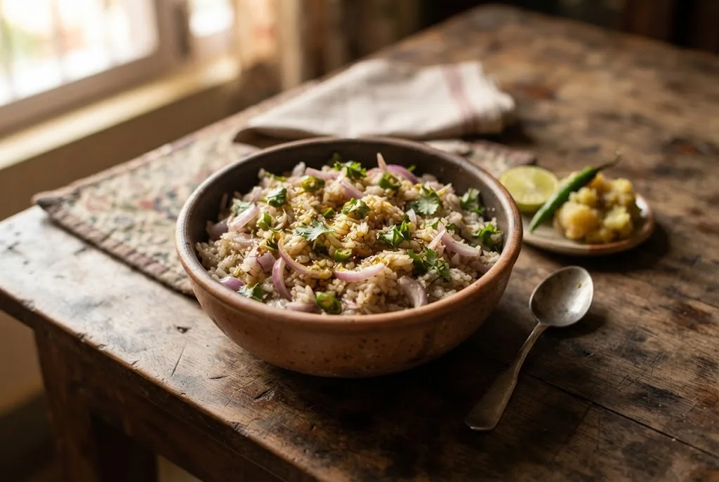 Poita Bhat (Fermented Soaked Rice)