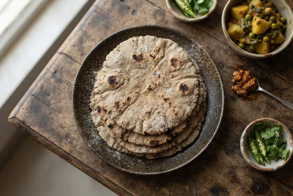 Bajra Bhakri (Pearl Millet Flatbread)
