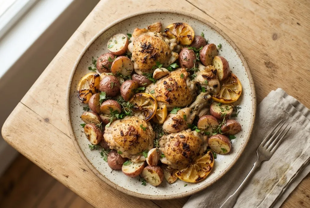 Baked Lemon Herb Chicken
