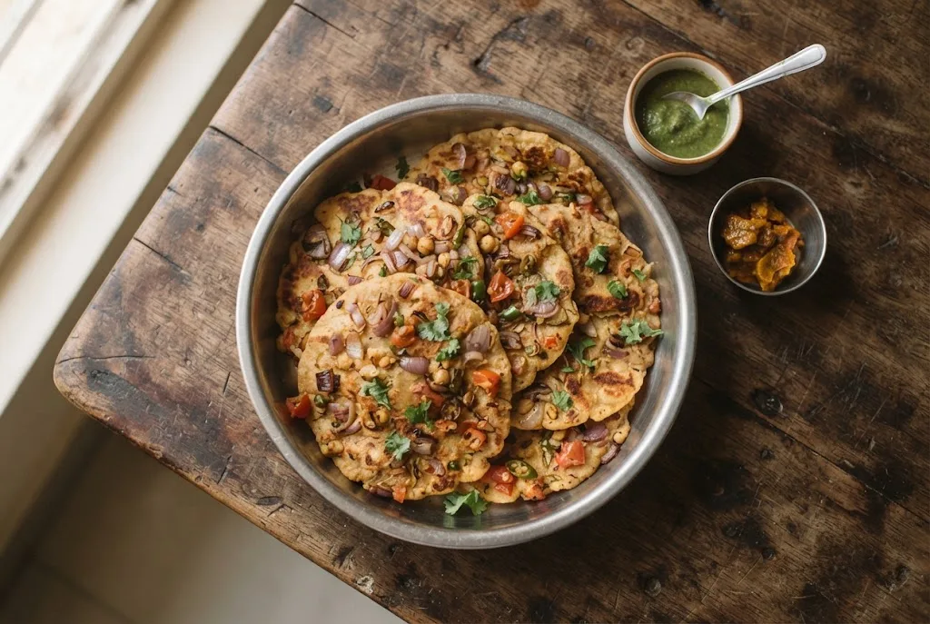 Besan Chilla (Chickpea Flour Pancakes)