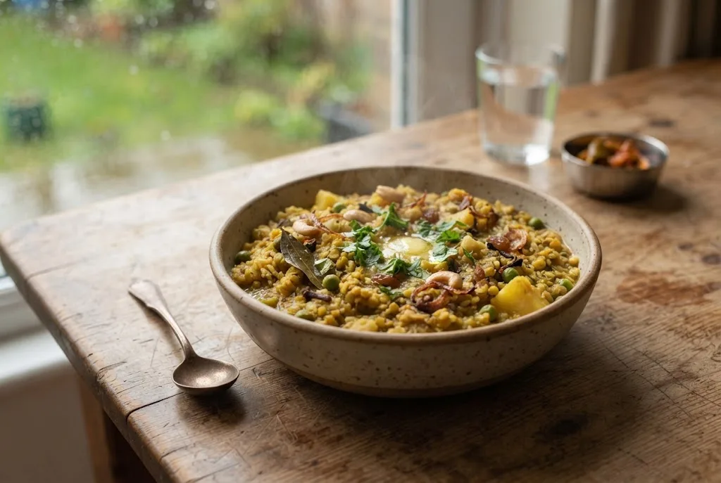 Bhuni Khichuri (Rainy-Day Rice-Lentil One-Pot)