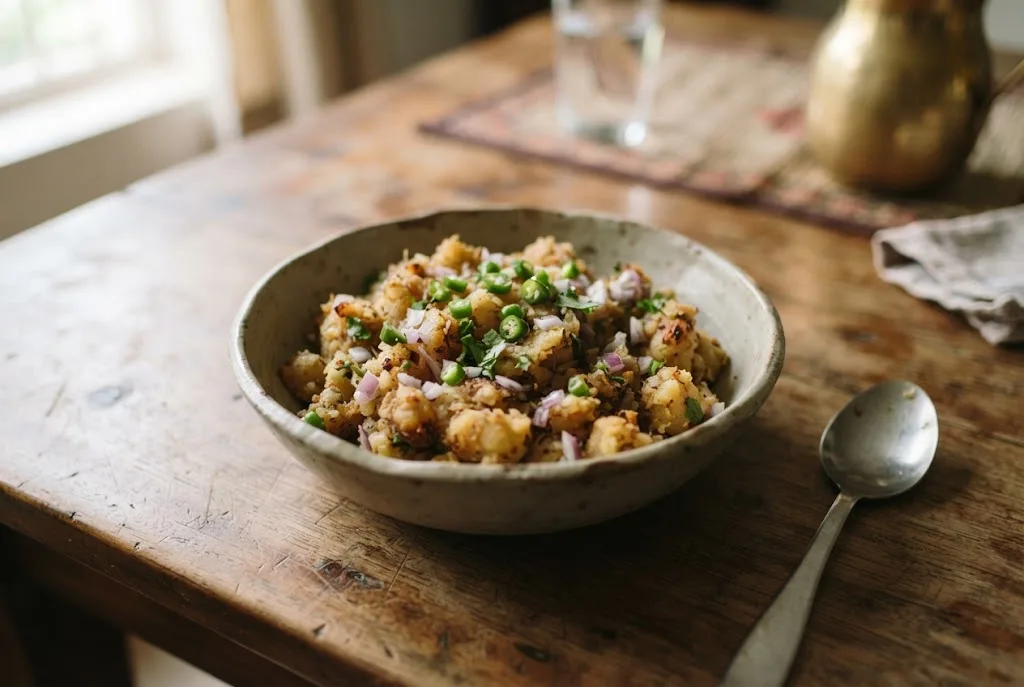 Aloo Chokha (Mashed Roasted Potato)