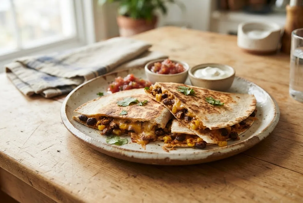 Black Bean Quesadilla