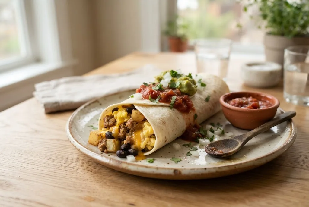 Breakfast Burrito for Dinner