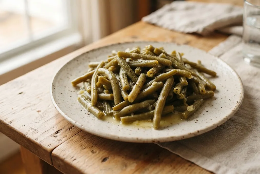 Canned Green Beans with Butter