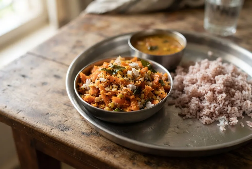 Carrot Poriyal