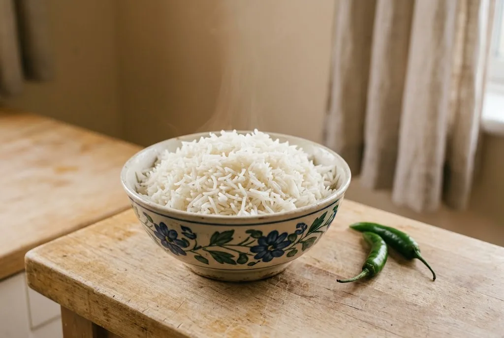 Sada Chawal (Plain Boiled Basmati)