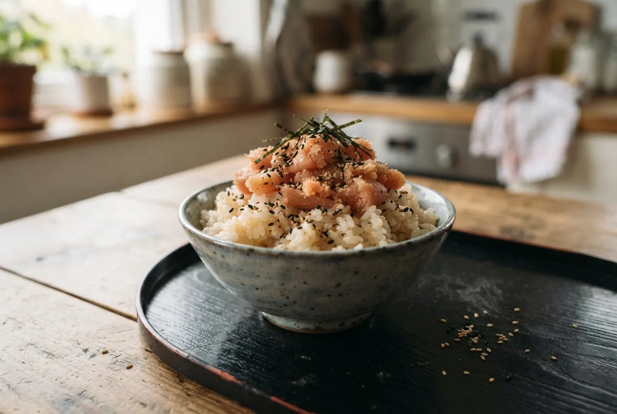 Tarako Gohan (Cod Roe over Rice)