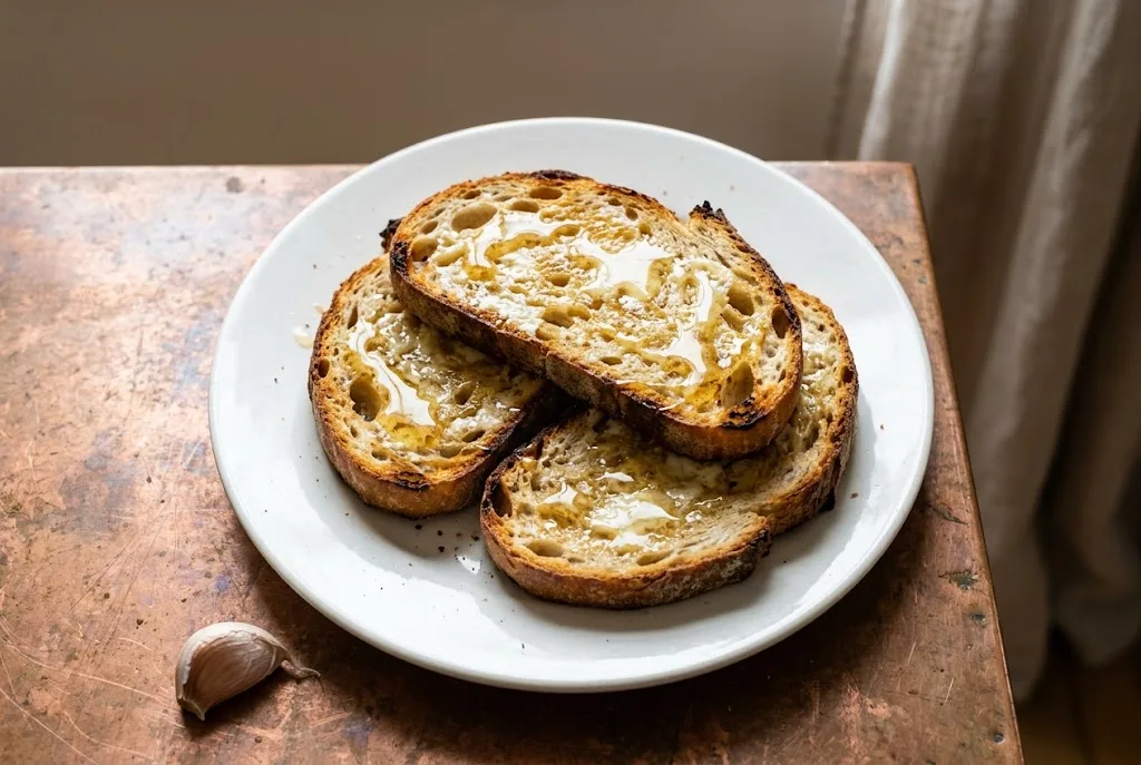 Tartines Grillees Beurre et Miel (Grilled Bread with Butter and Honey)